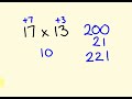 Fast Mental Multiplication Trick - Multiply in your head using base 20 and 30